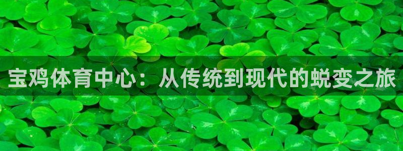 oety欧亿体育官网下载平台注册：宝鸡体育中心：从传